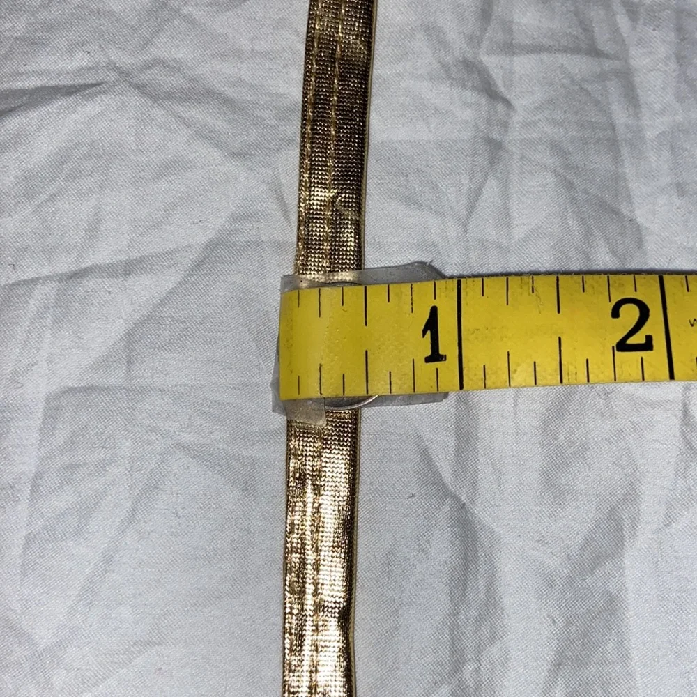 Spirit Halloween shiny gold metallic Halloween leg wraps. One size. Like new - Picture 13 of 13